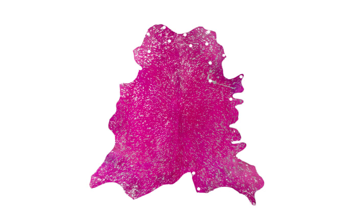 Kuhfellteppich Glam 410 in violett-silber, ca. 1,35 qm-01