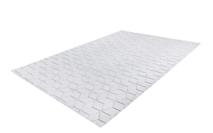 Teppich Vivica 125 in weiß-graublau, ca. 80 x 150 cm-02