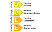 Einbauküche Focus, Lack weiß Ultra-Hochglanz, inkl. Elektrogeräte