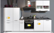 Einbauküche Focus, Lack weiß Ultra-Hochglanz, inkl. Siemens Elektrogeräte