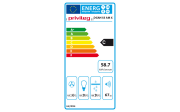 Einbauküche Touch, aqua supermatt Lacklaminat, inkl. Privileg Elektrogeräte