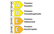 Einbauküche Flash, Lacklaminat weiß Hochglanz, inkl. Elektrogeräte