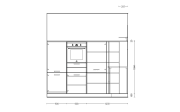 Einbauküche Torna, schiefergrau, inkl. AEG Elektrogeräte