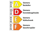 Einbauküche Felde, seidengrau Laklaminat Hochglanz, inkl. Siemens Elektrogeräte