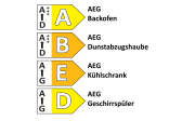 Einbauküche Torna, Lacklaminat schiefergrau supermatt, inkl. AEG Elektrogeräte