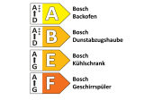 Einbauküche Rosian/Lenzen, Nussbaum Nachbildung/weiß, inkl. Bosch Elektrogeräte 