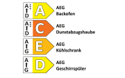 Einbauküche Rosian/Lenzen, Nussbaum Nachbildung/weiß, inkl. AEG Elektrogeräte