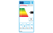 Einbauküche Torna , schwarz, inkl. Privileg Elektrogeräte 