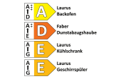 Einbauküche Flash, schiefergrau Hochglanz, inklusive Elektrogeräte