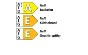 Einbauküche Seega/Stadum, grauschieferfarbend, inkl. Neff Elektrogeräte