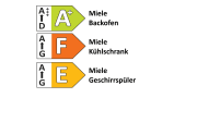 Einbauküche Seega/Stadum, grauschieferfarbend, inkl. Miele Elektrogeräte