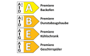 Einbauküche Esilia, grafitschwarz, inkl. Elektrogeräte