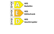 Einbauküche Esilia, mineralgrün ultramatt, inkl. AEG Elektrogeräte