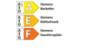 Einbauküche Esilia, grafitschwarz, inkl. Siemens Elektrogeräte