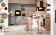 Einbauküche Ferna, steingrau, inkl. Bosch Elektrogeräte