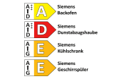 Einbauküche Camo, schilf farbend, inkl. Siemens Elektrogeräte