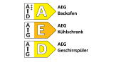 Einbauküche Torna/Stadum, schwarz, inkl. AEG Elektrogeräte