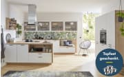 Einbauküche Torna, alpinweiß, inkl. Bosch Elektrogeräte