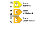 Einbauküche Rosian/Torna, Beton grau, inkl. Bosch Elektrogeräte