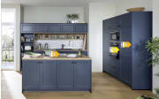 Einbauküche Camo, fjordblau, inkl. Siemens Elektrogeräte