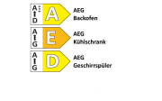 Einbauküche Esilia, graphit, inkl. AEG Kochfeldabzug und inkl. AEG Elektrogeräte