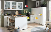 Einbauküche Sylt, alpinweiß, inkl. Siemens Elektrogeräte