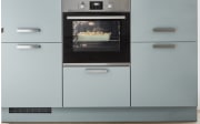 Einbauküche Torna, seidengrau, inkl. Siemens Elektrogeräte