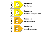 Einbauküche Torna, seidengrau, inkl. Elektrogeräte