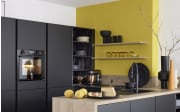 Einbauküche Torna, schwarz matt, inkl. Neff Elektrogeräte