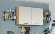 Einbauküche Wida, magnolia/Bergeiche Nachbildung, inkl. Elektrogeräte