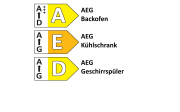 Einbauküche Uno, graphit, inkl. AEG Elektrogeräte