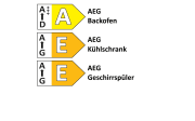 Einbauküche Top soft, schwarz, inkl. AEG Elektrogeräte