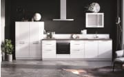 Einbauküche Perfect  Brillant, Hochglanz polarweiß, inkl. Siemens Elektrogeräte