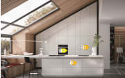 Einbauküche AV 2130, Hochglanz weiß, inkl. Siemens Elektrogeräte