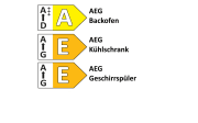 Einbauküche Uno/Comet, polarweiß, inkl. AEG Elektrogeräte