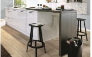 Einbauküche Perfect Brillant, Hochglanz satin, inkl. Privileg Elektrogeräte