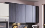 Einbauküche Perfect Soft/Comet, weiß/schwarz, inkl. Privileg Elektrogeräte