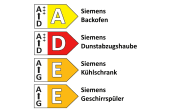 Einbauküche Ravenna, creme magnolie, inkl. Siemens Elektrogeräte