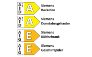 Einbauküche Perfect brillant, perlgrau, inkl. Siemens Elektrogeräte