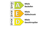 Einbauküche Uno, weiß fein strukturiert, inkl. Miele Elektrogeräte