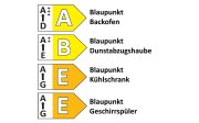 Einbauküche Uno, perlgrau, inkl. Blaupunkt Elektrogeräte