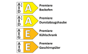 Einbauküche Meteor, schwarz, inkl. Elektrogeräte