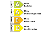 Einbauküche Uno, weiß, inkl. Miele Elektrogeräte