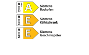 Einbauküche Lenzen, schwarzbeton, inkl. Siemens Elektrogeräte