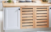 Einbauküche Chorin, Lack magnolia, inkl. AEG Elektrogeräte