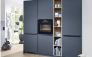 Einbauküche Esilia, fjordblau, inkl. Siemens Elektrogeräte