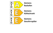 Einbauküche Esilia, mineralgrün, inkl. Siemens Elektrogeräte