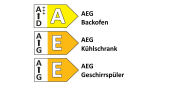 Einbauküche Forst/Rosian, sand/Nussbaum Nachbildung, inkl. AEG Elektrogeräte