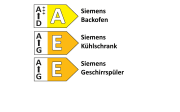 Einbauküche Forst/Rosian, sand/Nussbaum Nachbildung, inkl. Siemens Elektrogeräte