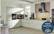 Einbauküche Sunta, jade, inkl. Siemens Elektrogeräte